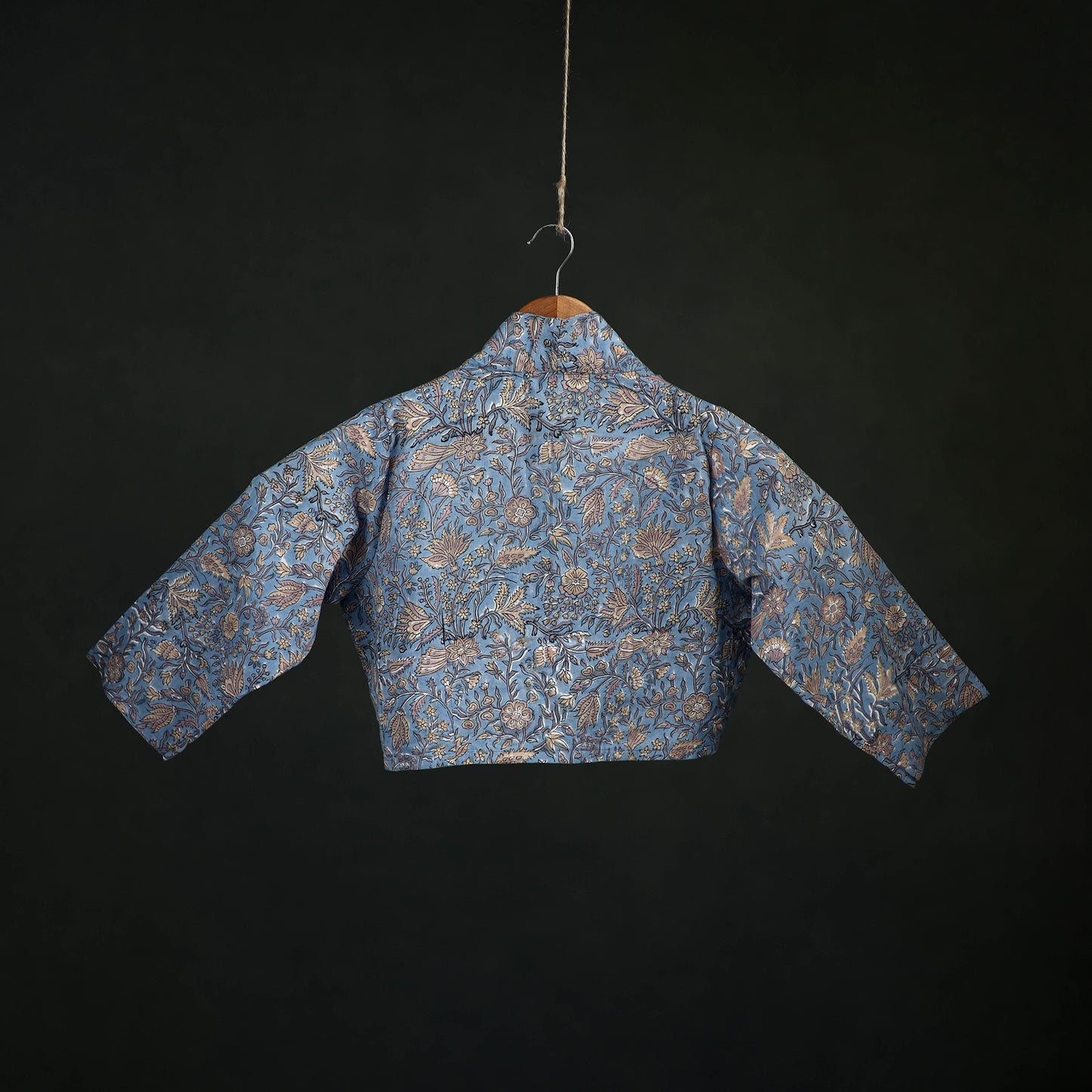 Sanganeri Hand Block Print Cotton Readymade Blouse 05