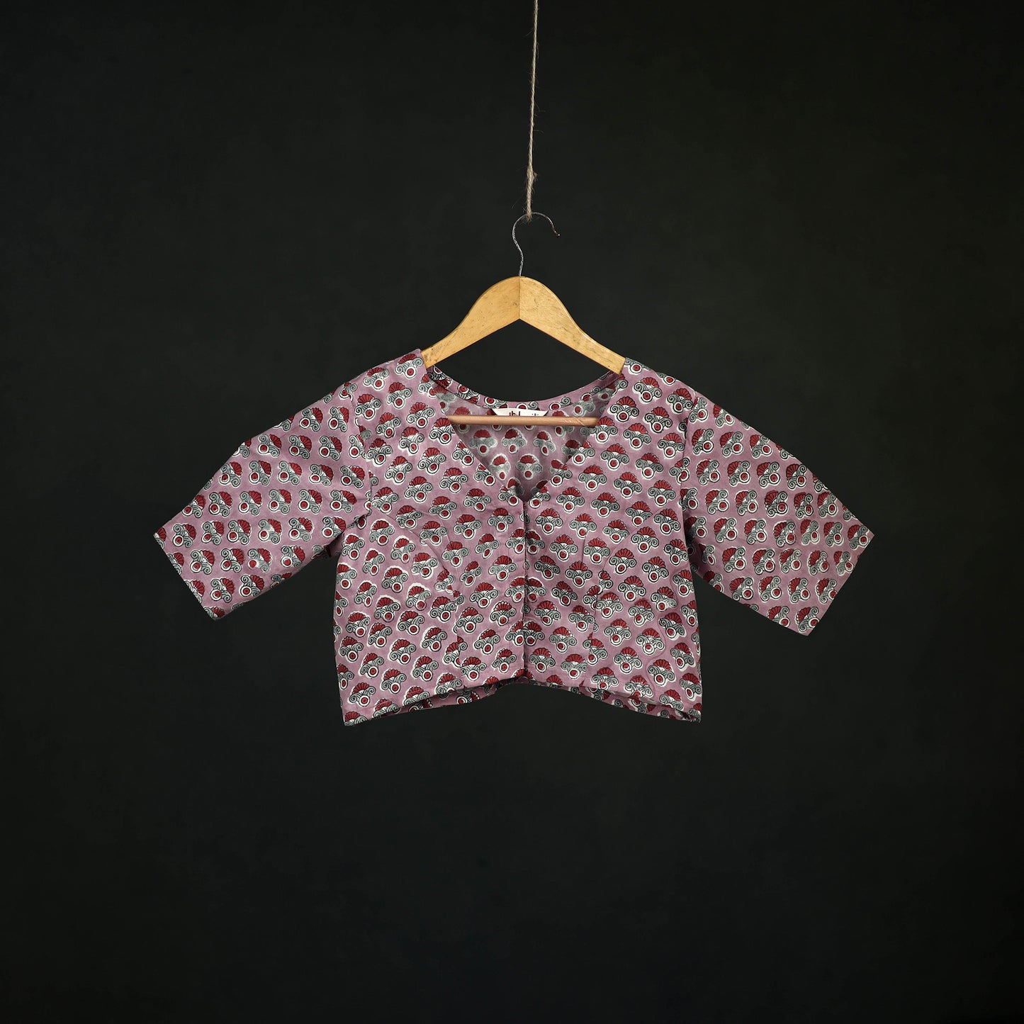 Sanganeri Hand Block Print Cotton Readymade Blouse 15