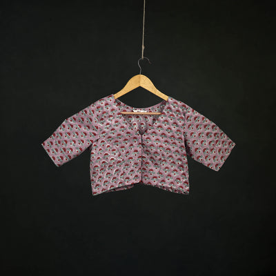 Sanganeri Hand Block Print Cotton Readymade Blouse 15