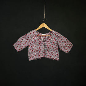 Sanganeri Hand Block Print Cotton Readymade Blouse 15