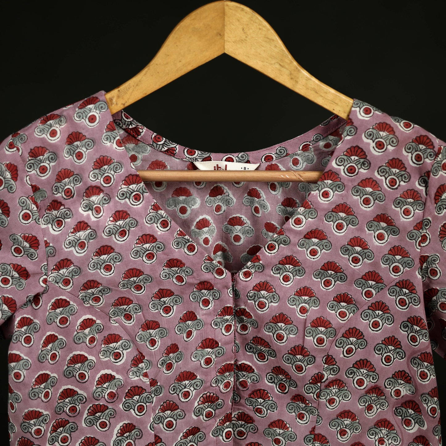 Sanganeri Hand Block Print Cotton Readymade Blouse 15