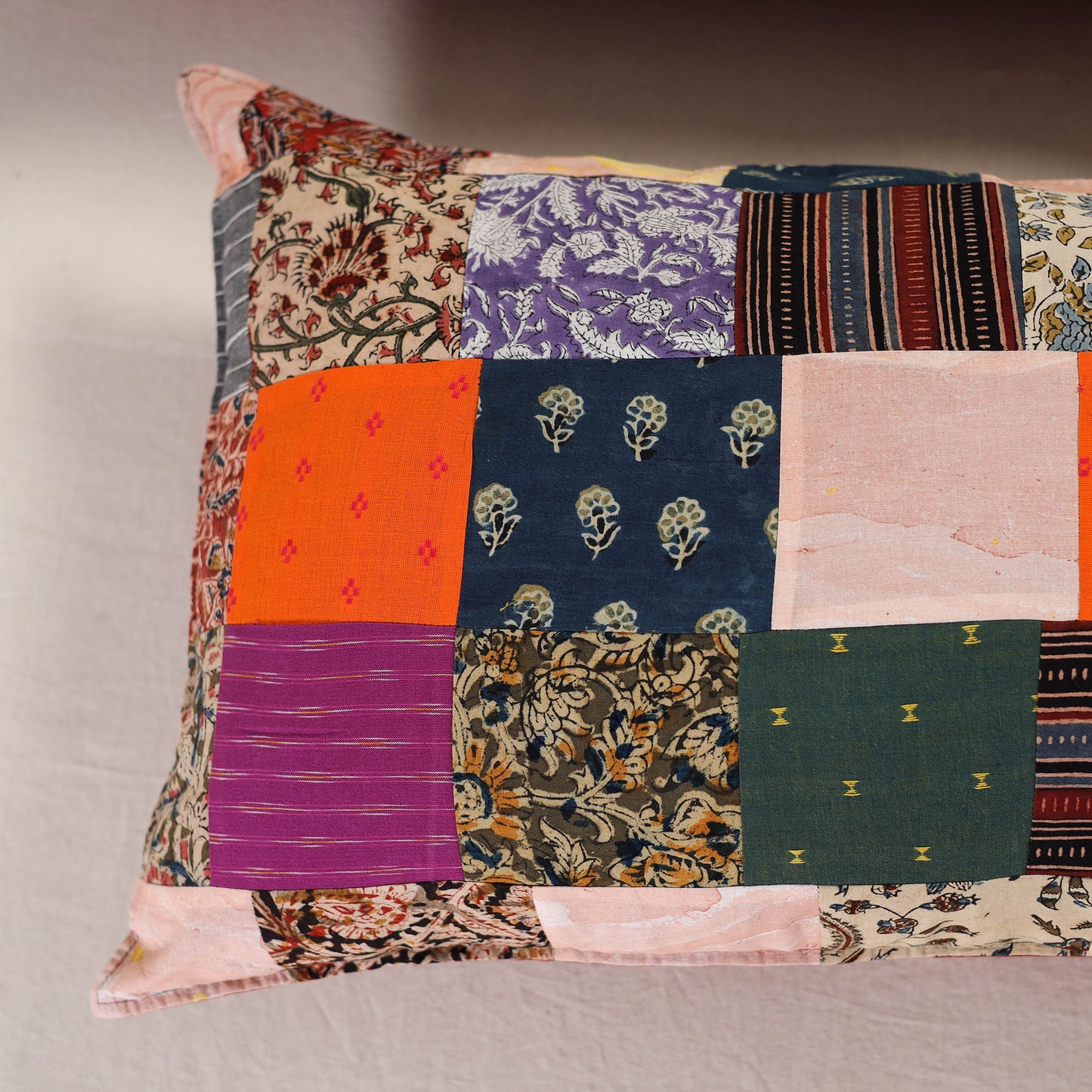 Patchwork Cotton Pillow Cover (Set of 2) 13