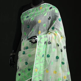Silk Cotton Dhakai Jamdani Saree 01