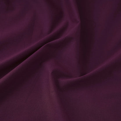 Maroon - Prewashed Plain Dyed Cotton Fabric