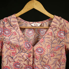 Sanganeri Hand Block Print Cotton Readymade Blouse 14