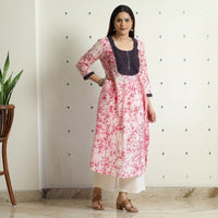 batik printed kurta