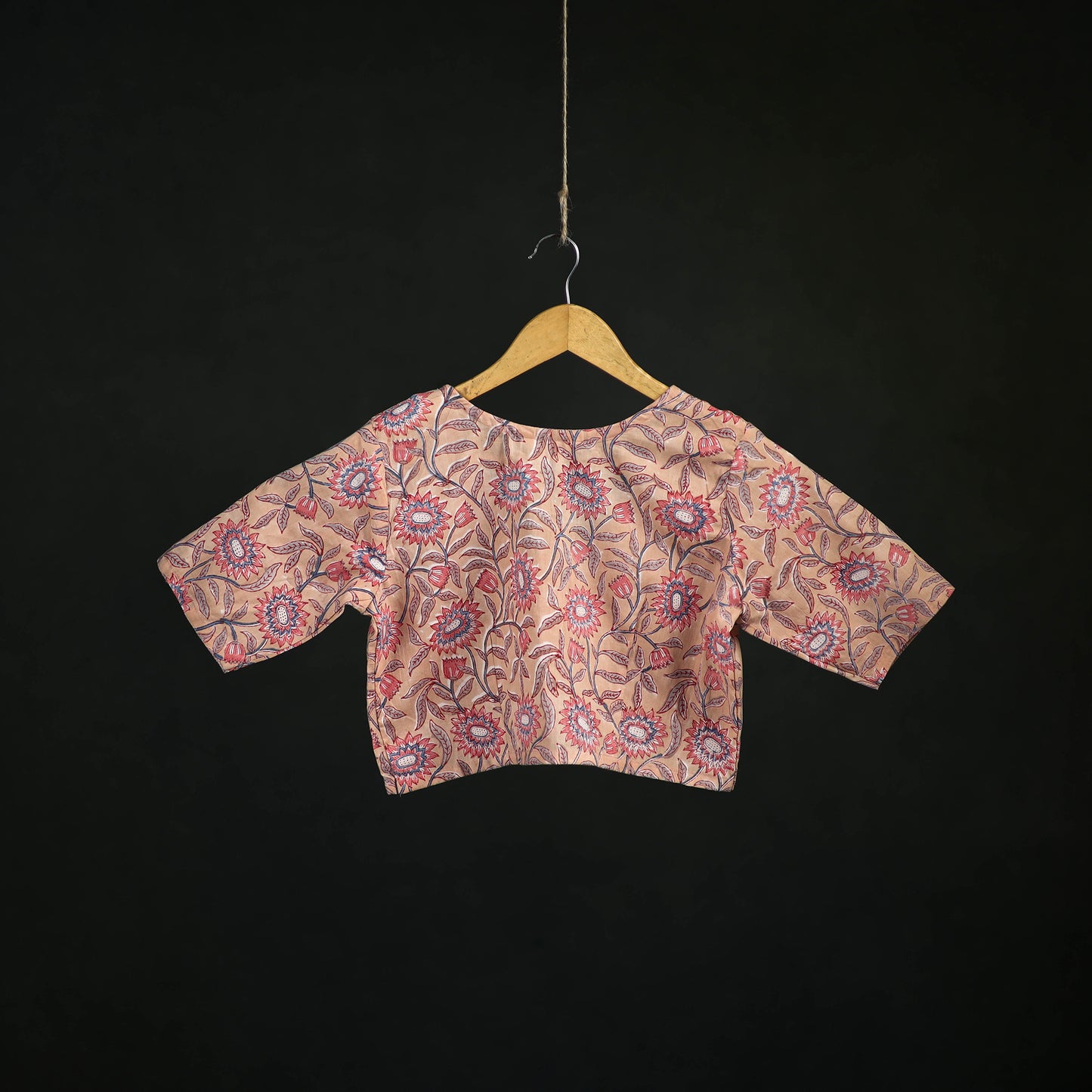 Sanganeri Hand Block Print Cotton Readymade Blouse 14