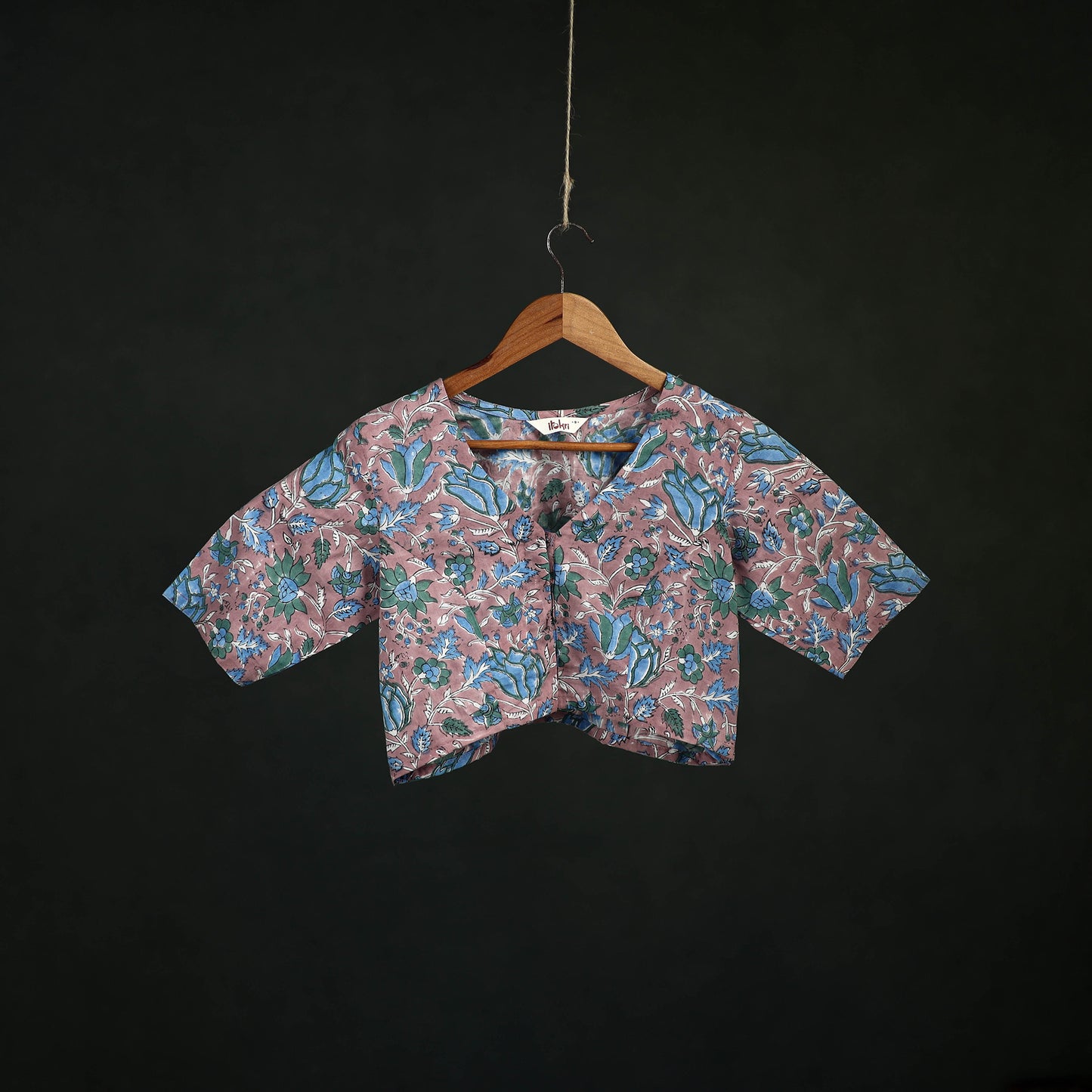 Sanganeri Hand Block Print Cotton Readymade Blouse 13