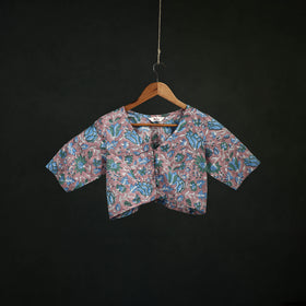 Sanganeri Hand Block Print Cotton Readymade Blouse 13
