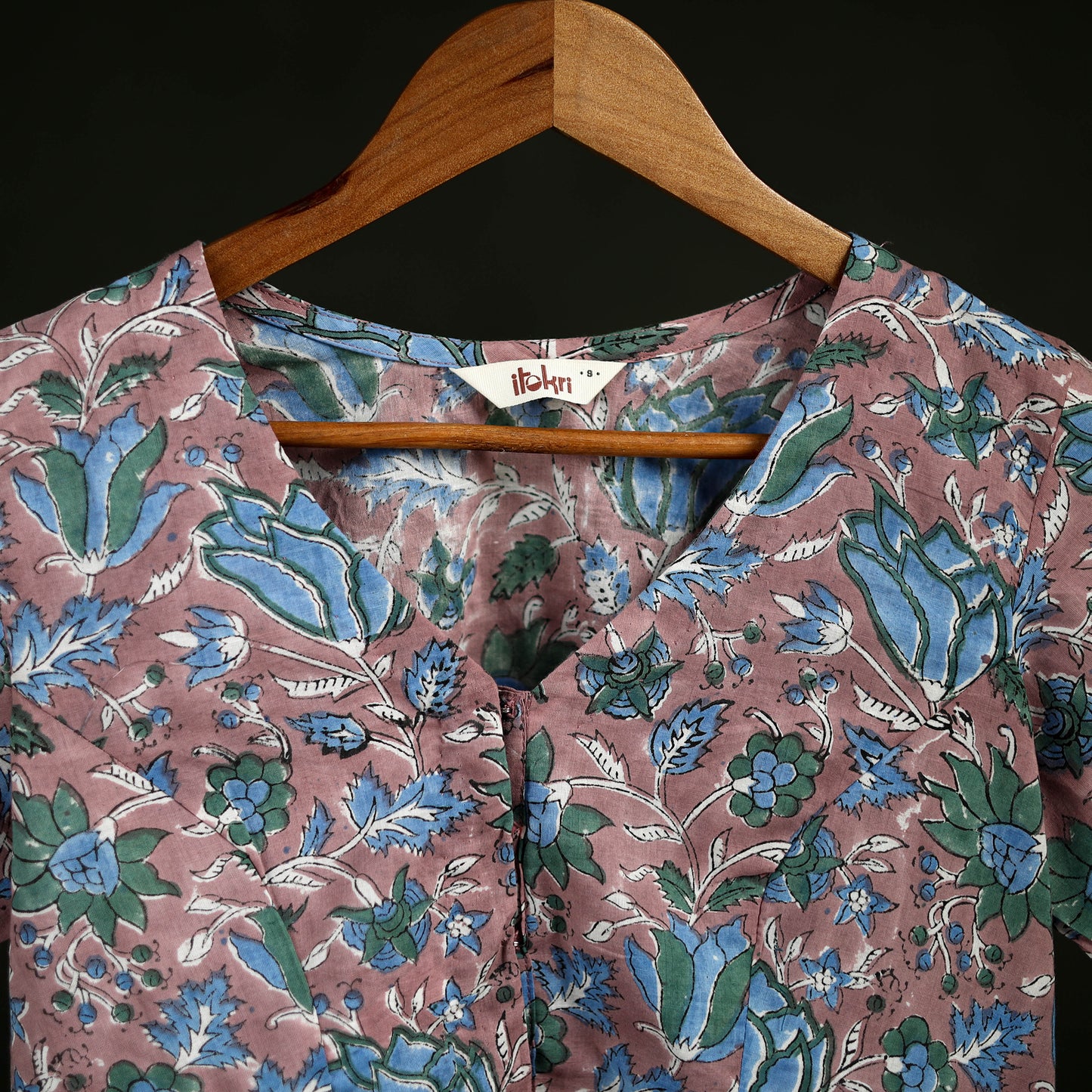 Sanganeri Hand Block Print Cotton Readymade Blouse 13