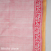 Sanganeri Block Printed Mul Cotton Saree