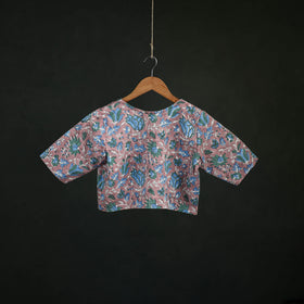 Sanganeri Hand Block Print Cotton Readymade Blouse 13