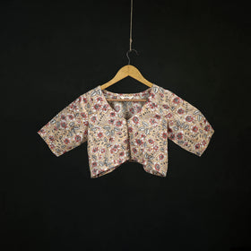 Sanganeri Hand Block Print Cotton Readymade Blouse 12