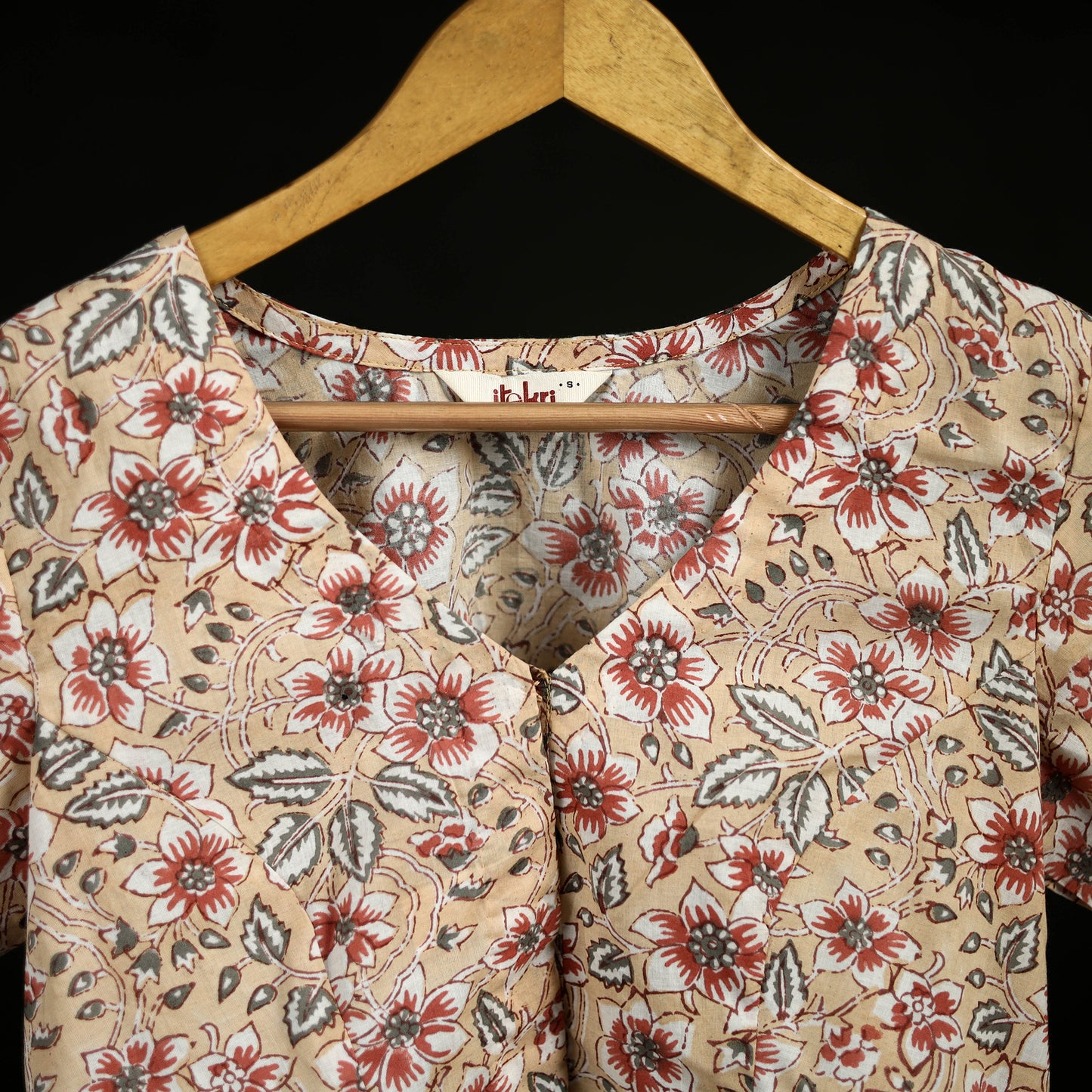Sanganeri Hand Block Print Cotton Readymade Blouse 12