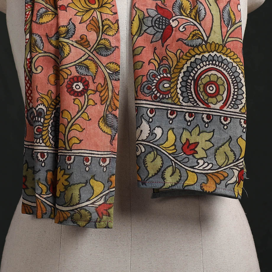 Kalamkari Handpainted Cotton Stole 36
