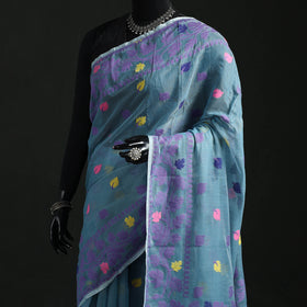 Silk Cotton Dhakai Jamdani Saree 02