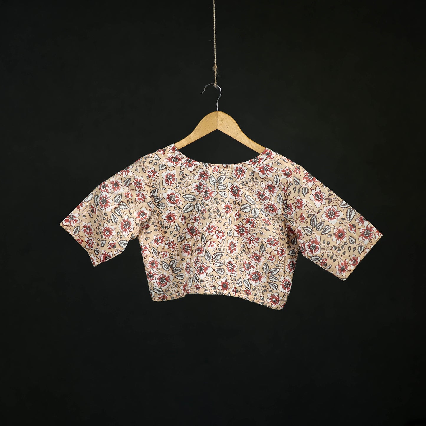 Sanganeri Hand Block Print Cotton Readymade Blouse 12