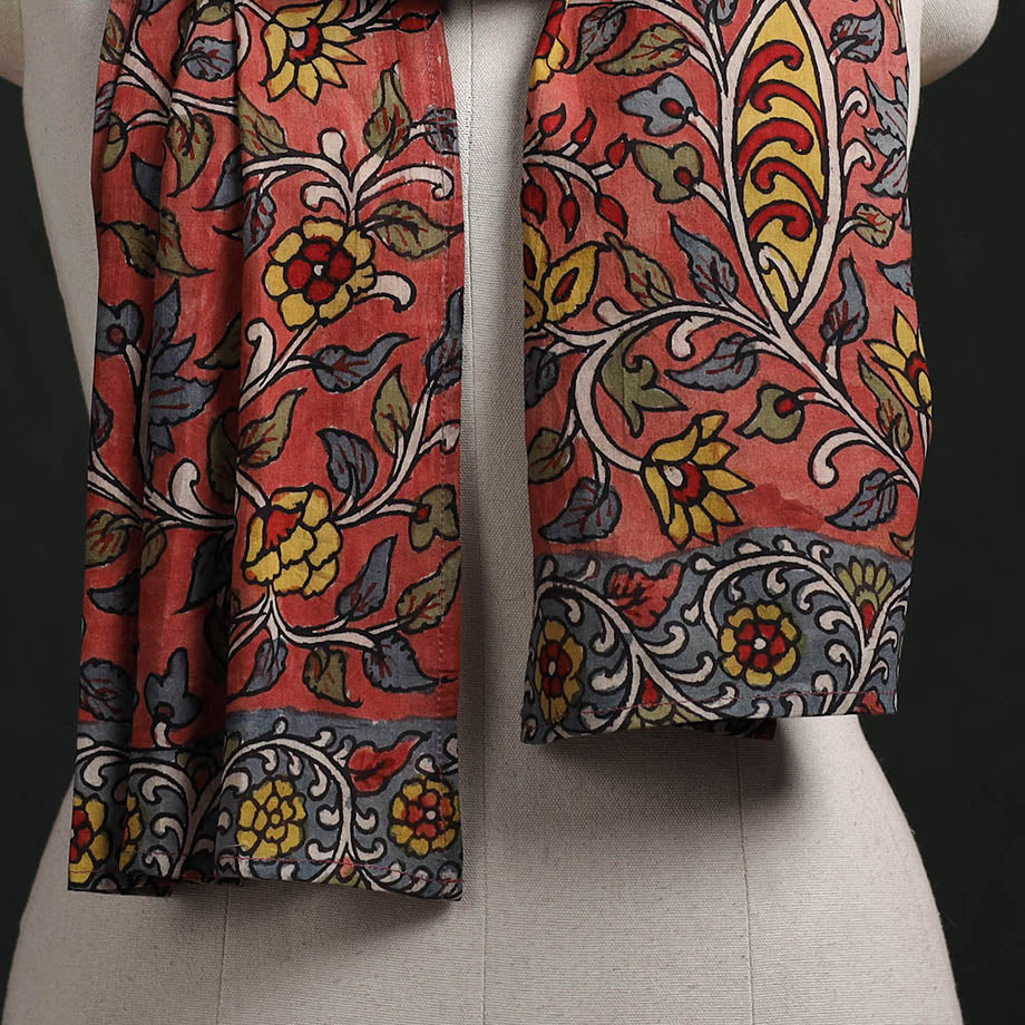 Kalamkari Handpainted Cotton Stole 39