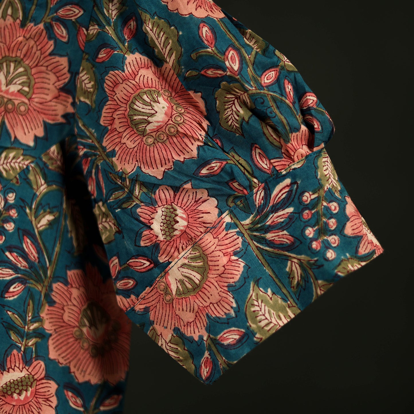 Sanganeri Hand Block Print Cotton Readymade Blouse 08