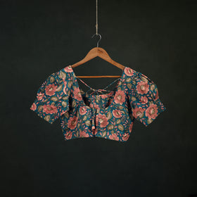 Sanganeri Hand Block Print Cotton Readymade Blouse 08