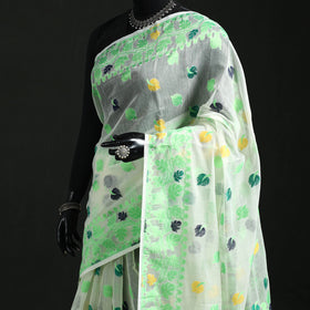 Silk Cotton Dhakai Jamdani Saree 03