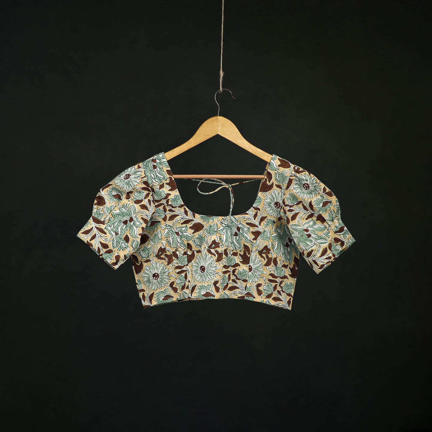 Sanganeri Hand Block Print Cotton Readymade Blouse 10