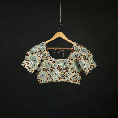 Sanganeri Hand Block Print Cotton Readymade Blouse 10