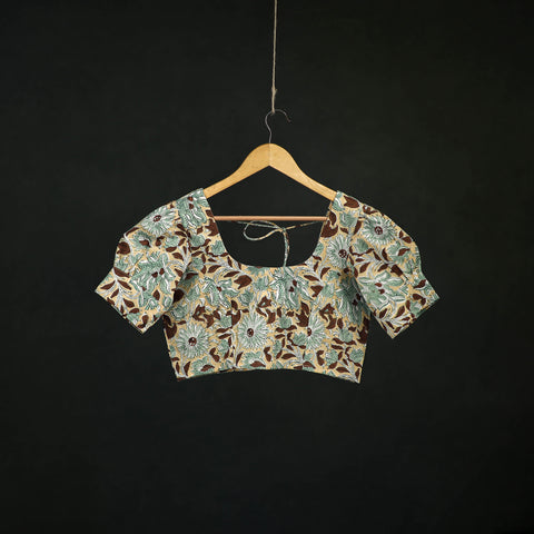 Sanganeri Hand Block Print Cotton Readymade Blouse 10