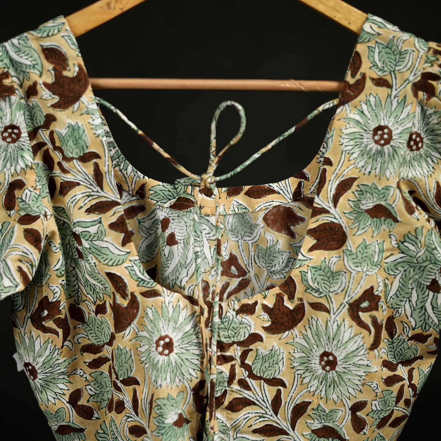 Sanganeri Hand Block Print Cotton Readymade Blouse 10
