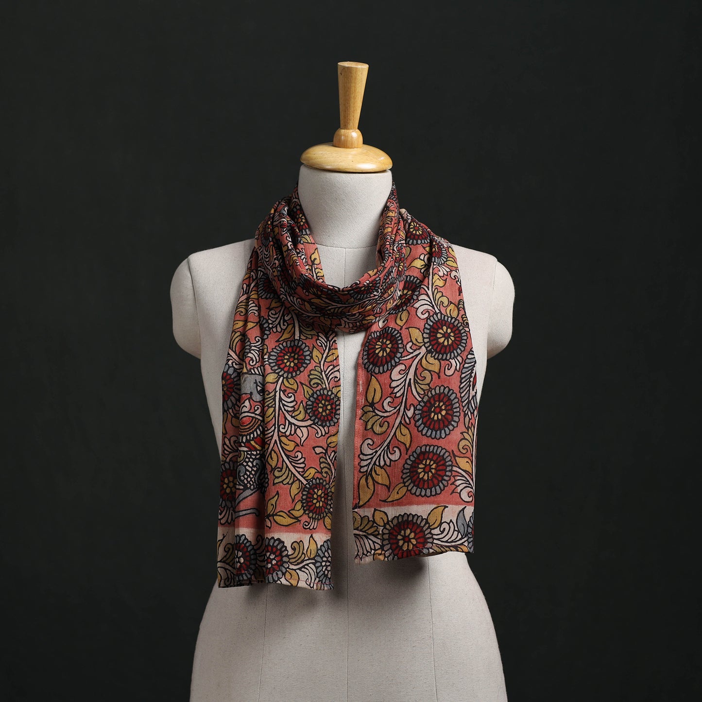 Kalamkari Handpainted Cotton Stole 45