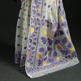 Silk Cotton Dhakai Jamdani Saree 04