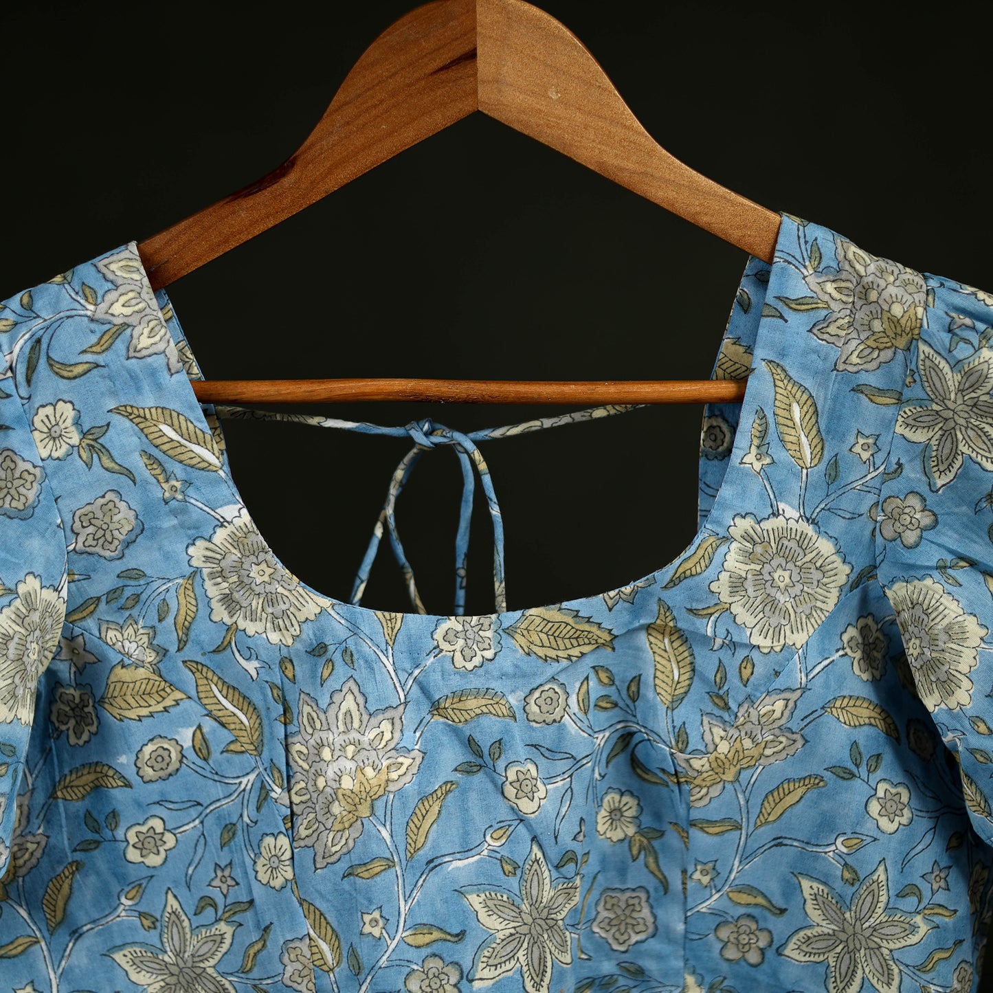 Sanganeri Hand Block Print Cotton Readymade Blouse 09