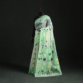 Silk Cotton Dhakai Jamdani Saree 05