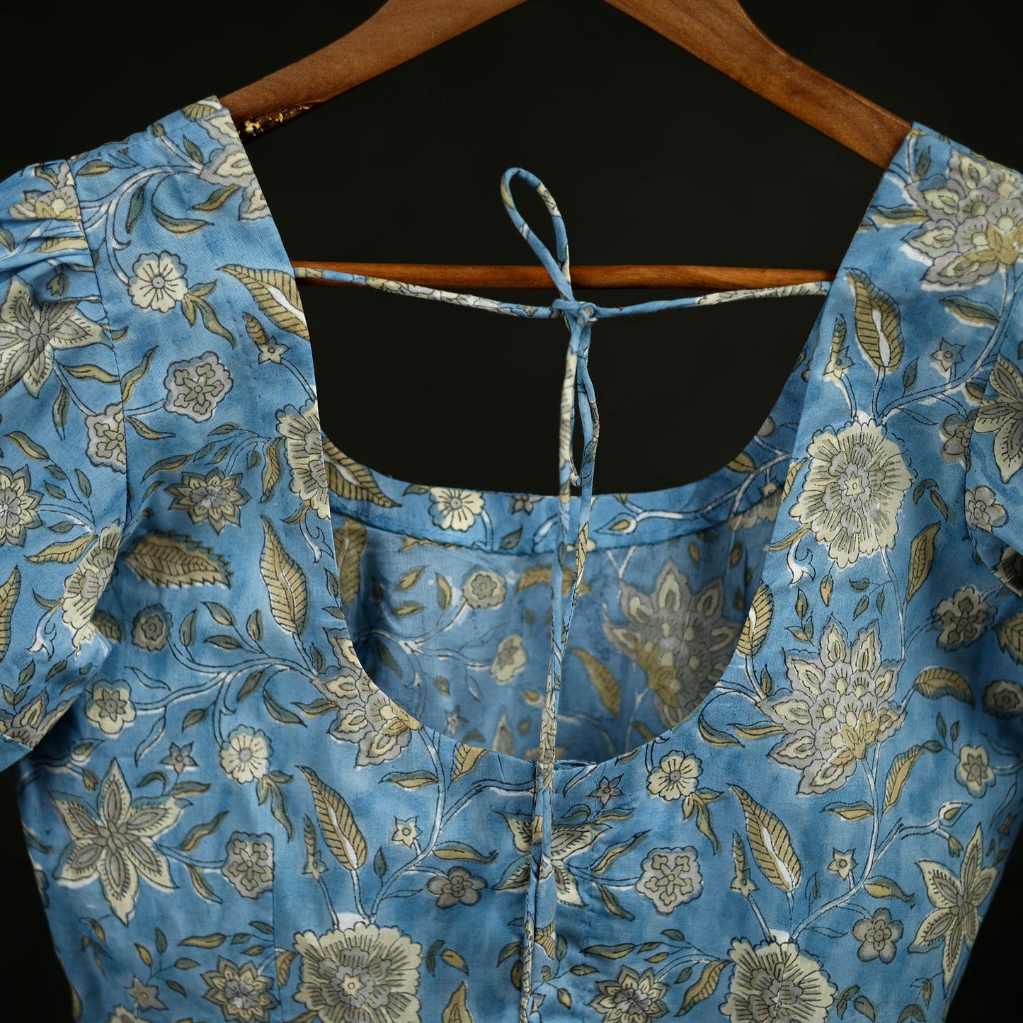 Sanganeri Hand Block Print Cotton Readymade Blouse 09