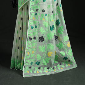 Silk Cotton Dhakai Jamdani Saree 05