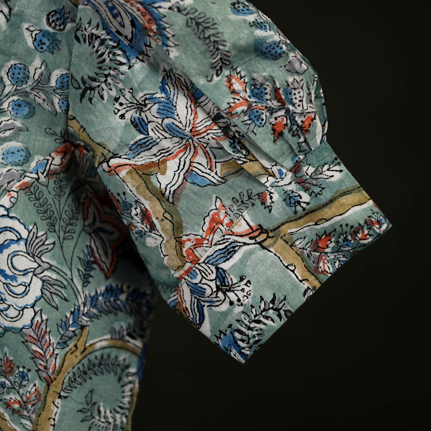 Sanganeri Hand Block Print Cotton Readymade Blouse 07