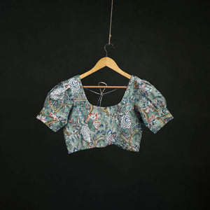 Sanganeri Hand Block Print Cotton Readymade Blouse 07