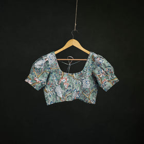 Sanganeri Hand Block Print Cotton Readymade Blouse 07