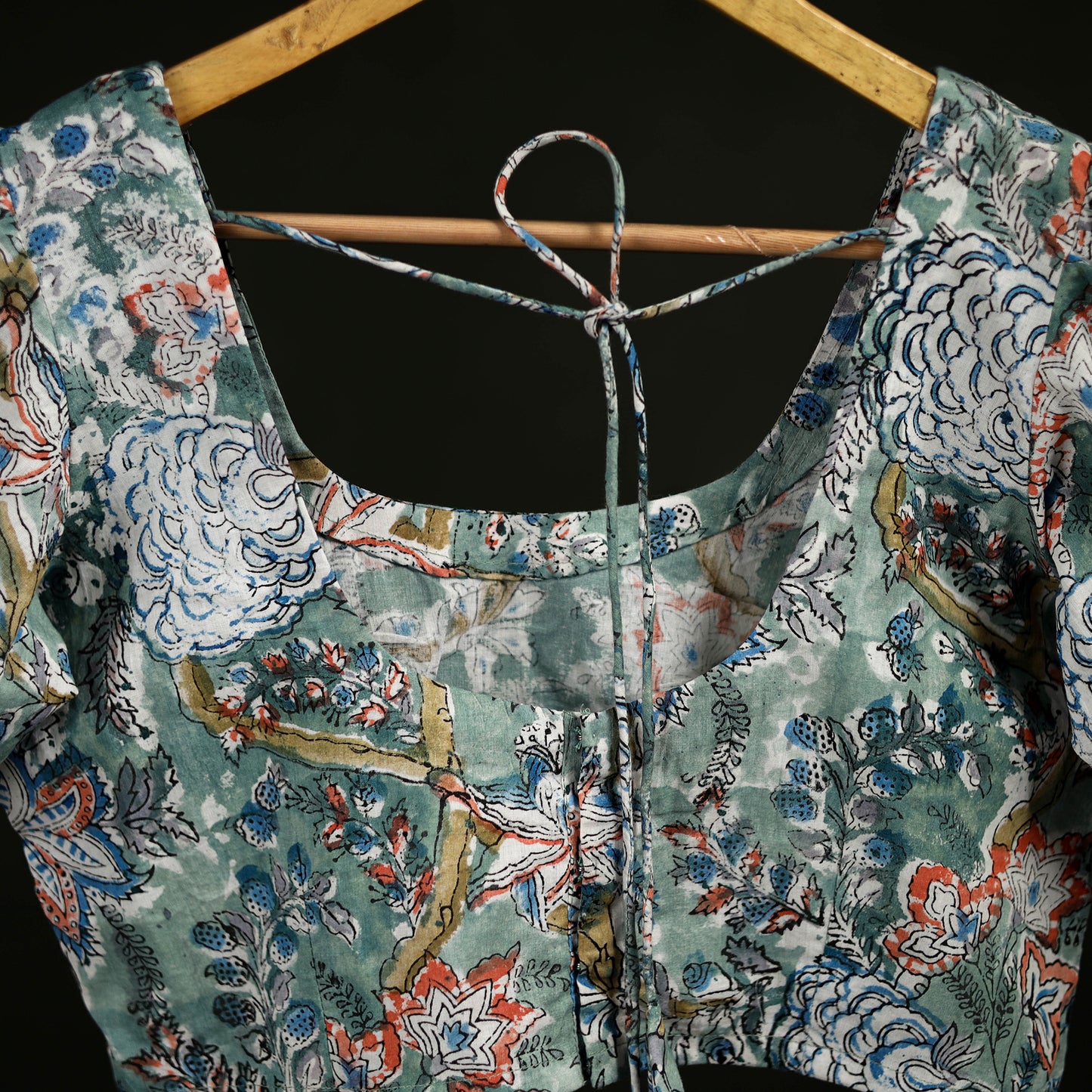 Sanganeri Hand Block Print Cotton Readymade Blouse 07