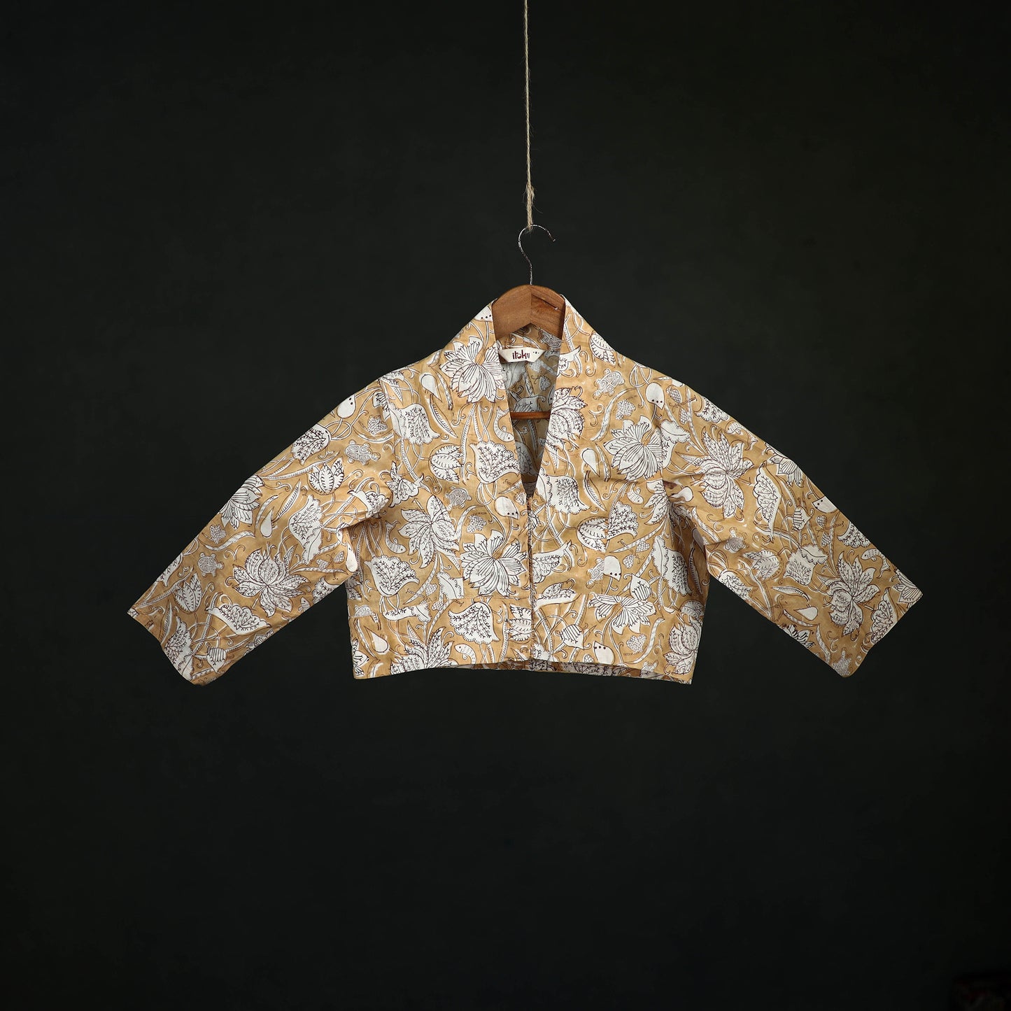 Sanganeri Hand Block Print Cotton Readymade Blouse 03