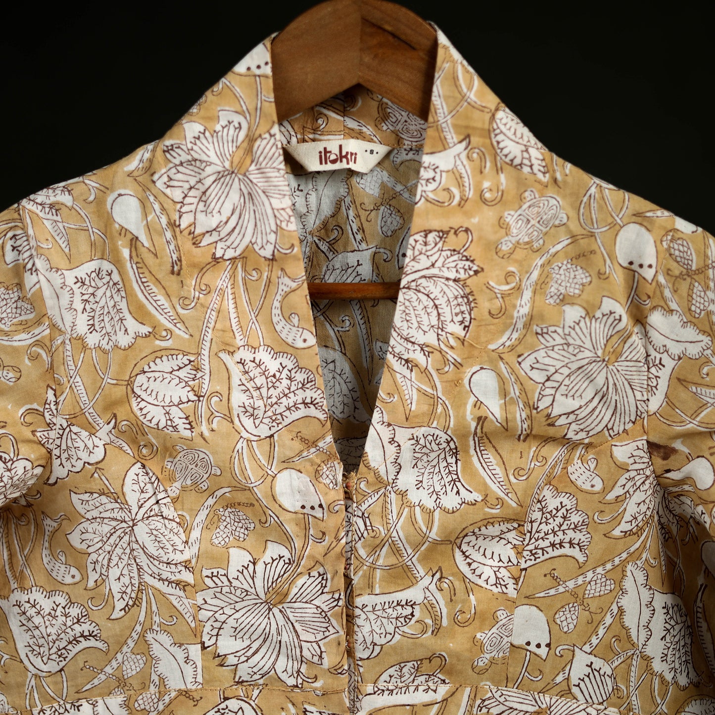 Sanganeri Hand Block Print Cotton Readymade Blouse 03