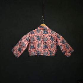 Sanganeri Hand Block Print Cotton Readymade Blouse 04