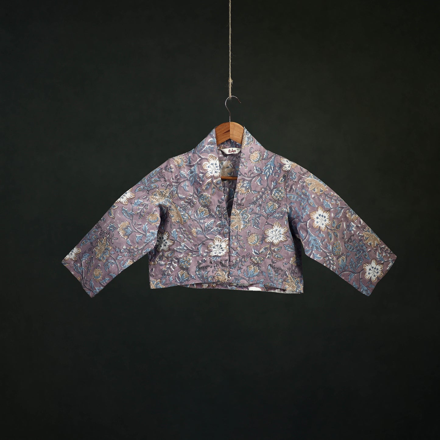 Sanganeri Hand Block Print Cotton Readymade Blouse 02