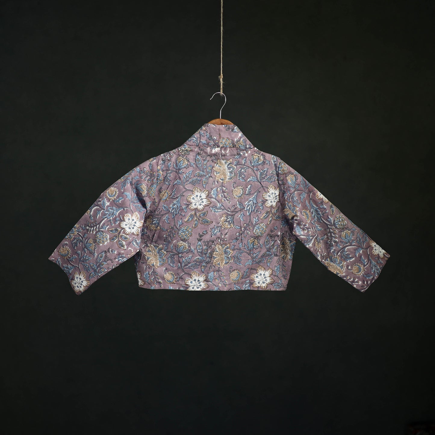 Sanganeri Hand Block Print Cotton Readymade Blouse 02