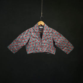 Sanganeri Hand Block Print Cotton Readymade Blouse 01