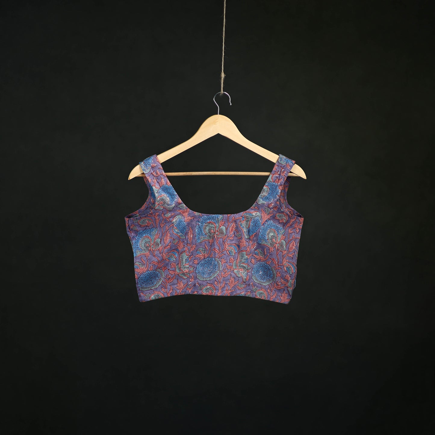Sanganeri Hand Block Print Cotton Readymade Blouse 16