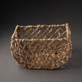  Brown Handcrafted Organic Water Hyacinth Posh Basket 