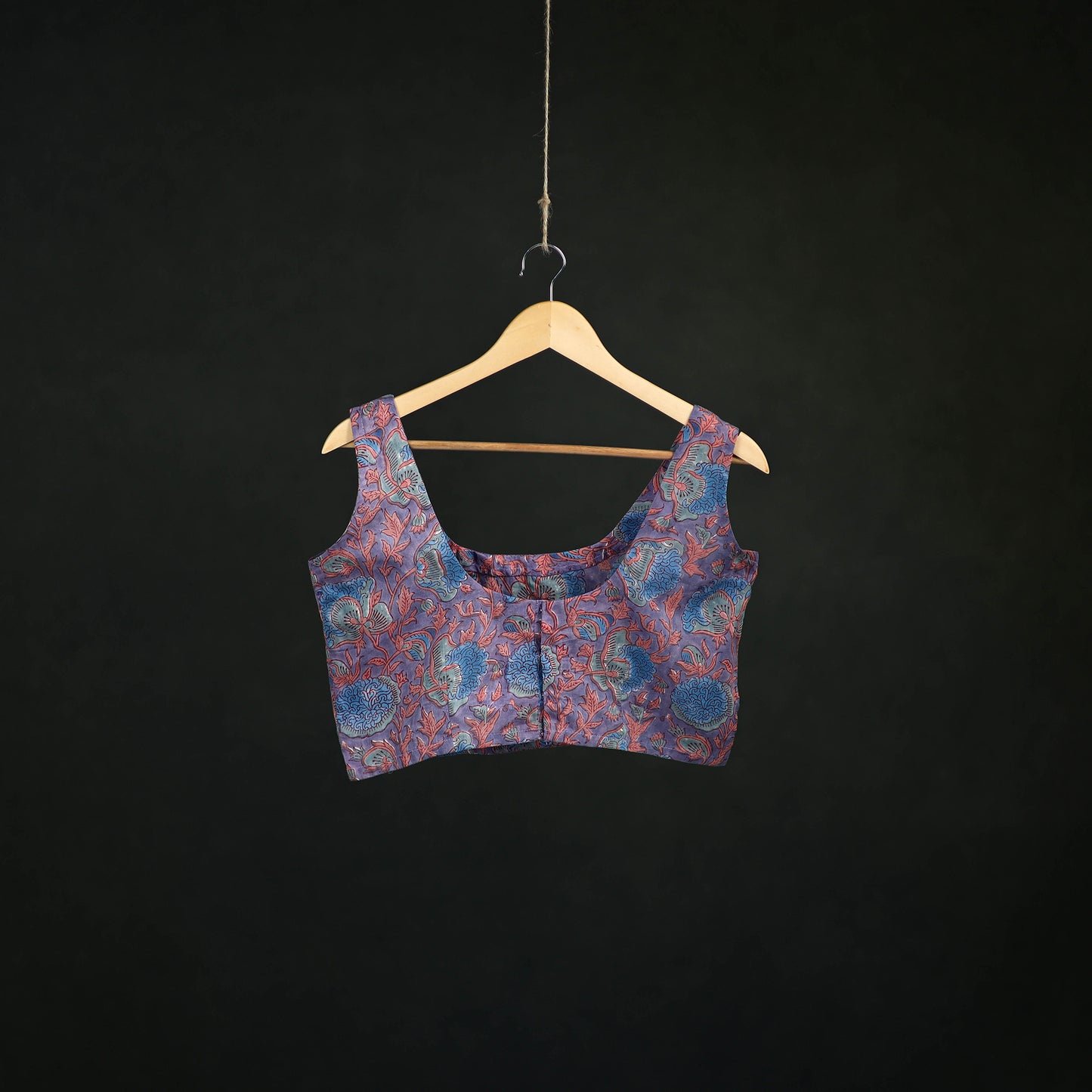 Sanganeri Hand Block Print Cotton Readymade Blouse 16