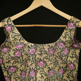 Sanganeri Hand Block Print Cotton Readymade Blouse 17