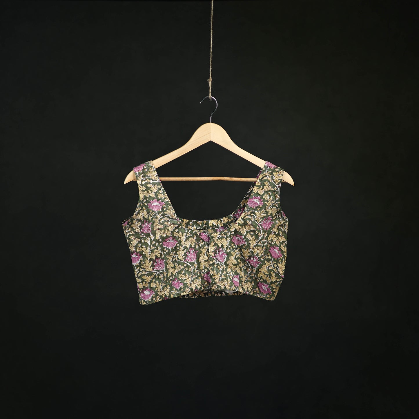 Sanganeri Hand Block Print Cotton Readymade Blouse 17